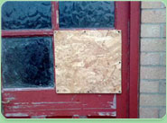 boarded up Littleborough